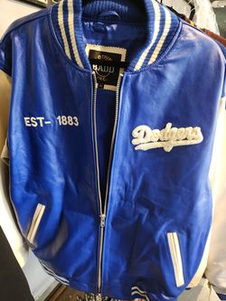 Dodgers Full Grain Leather Jacket