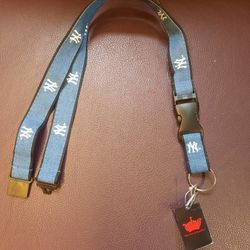 Denim Ny Yankees Lanyard