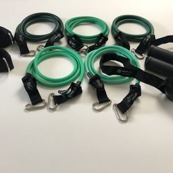 NEW Home Cables Resistance Bands Set (stackable 150lbs & hypoallergenic)