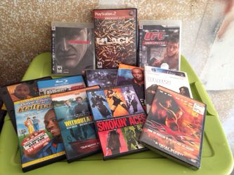 DVD movies/Playstation games