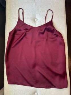 Burgundy Sheen Camisole