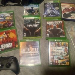 Xbox One Scorpio Limited Edition 1 Tera byte with 10 Games 