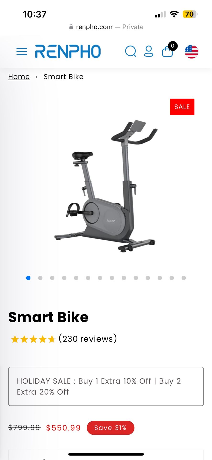 Exercise bike (Renpho, Pelaton , Smart Bike)