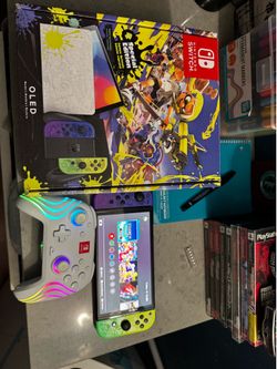Nintendo switch OLED Splatoon edition