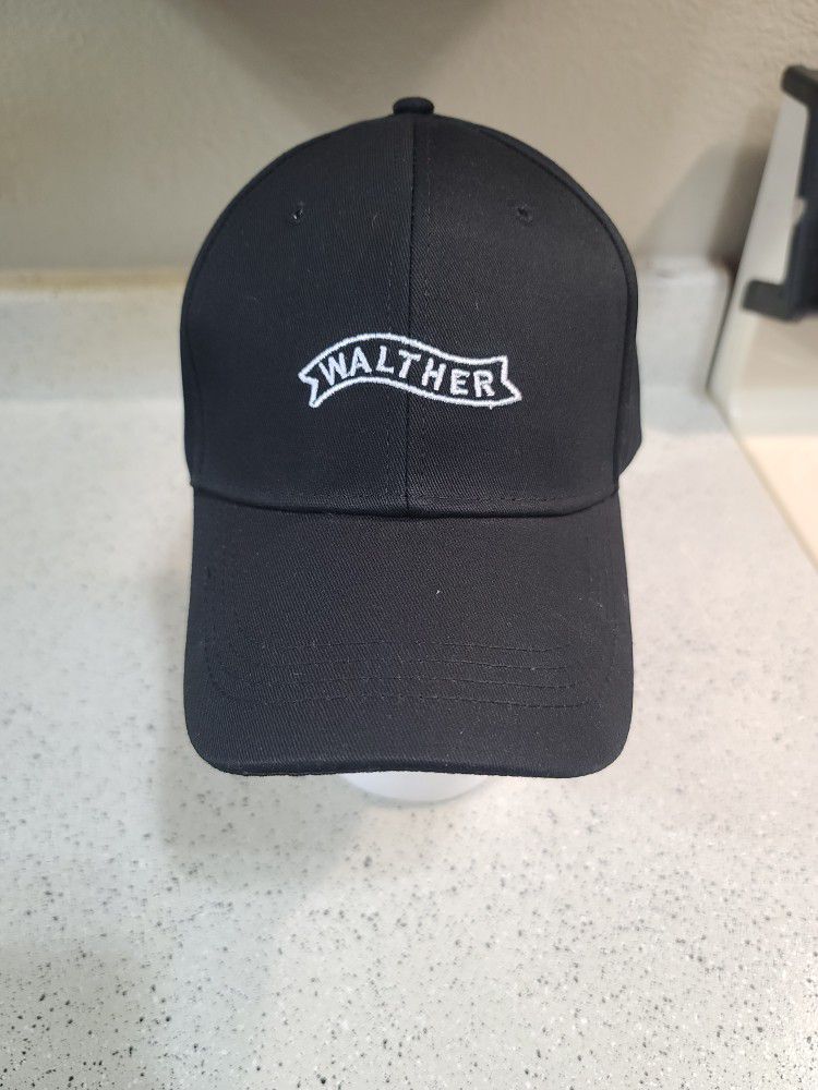 Walther Black Embroidered Hats