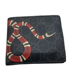Gucci 451268 Monogram Signature Snake Design Canvas Leather BiFold Wal 249 Lawndale for Sale in Lawndale CA OfferUp