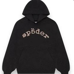 Rhinestone Spider Hoodie