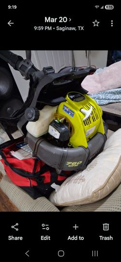 Ryobi Back Pack Blower