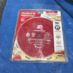 12in. x 100-Tooth Ultimate Polished Finish Saw Blade for Wood
