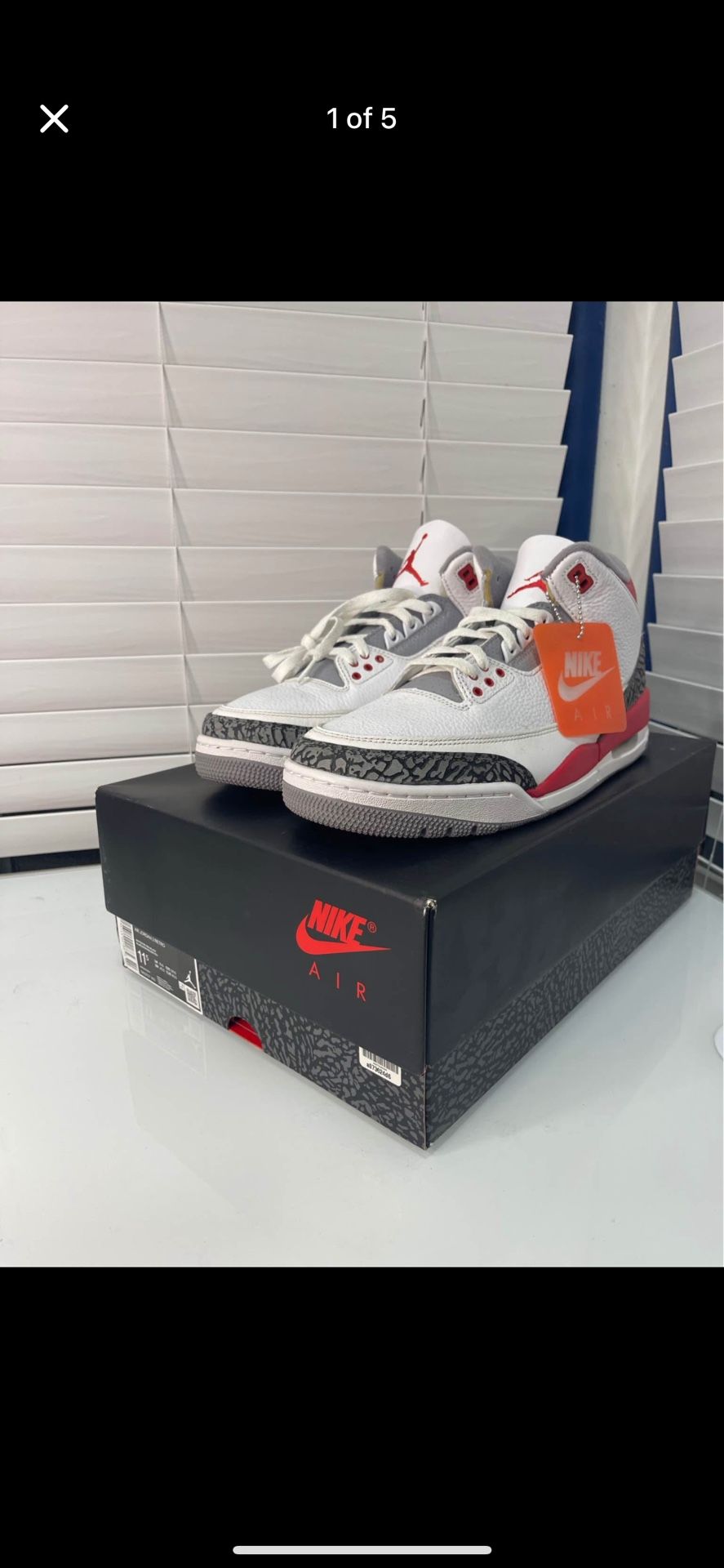 Jordan 3 Retro Fire Red (2022)