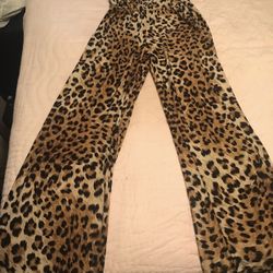 Cheetah Strapless Jumpsuit