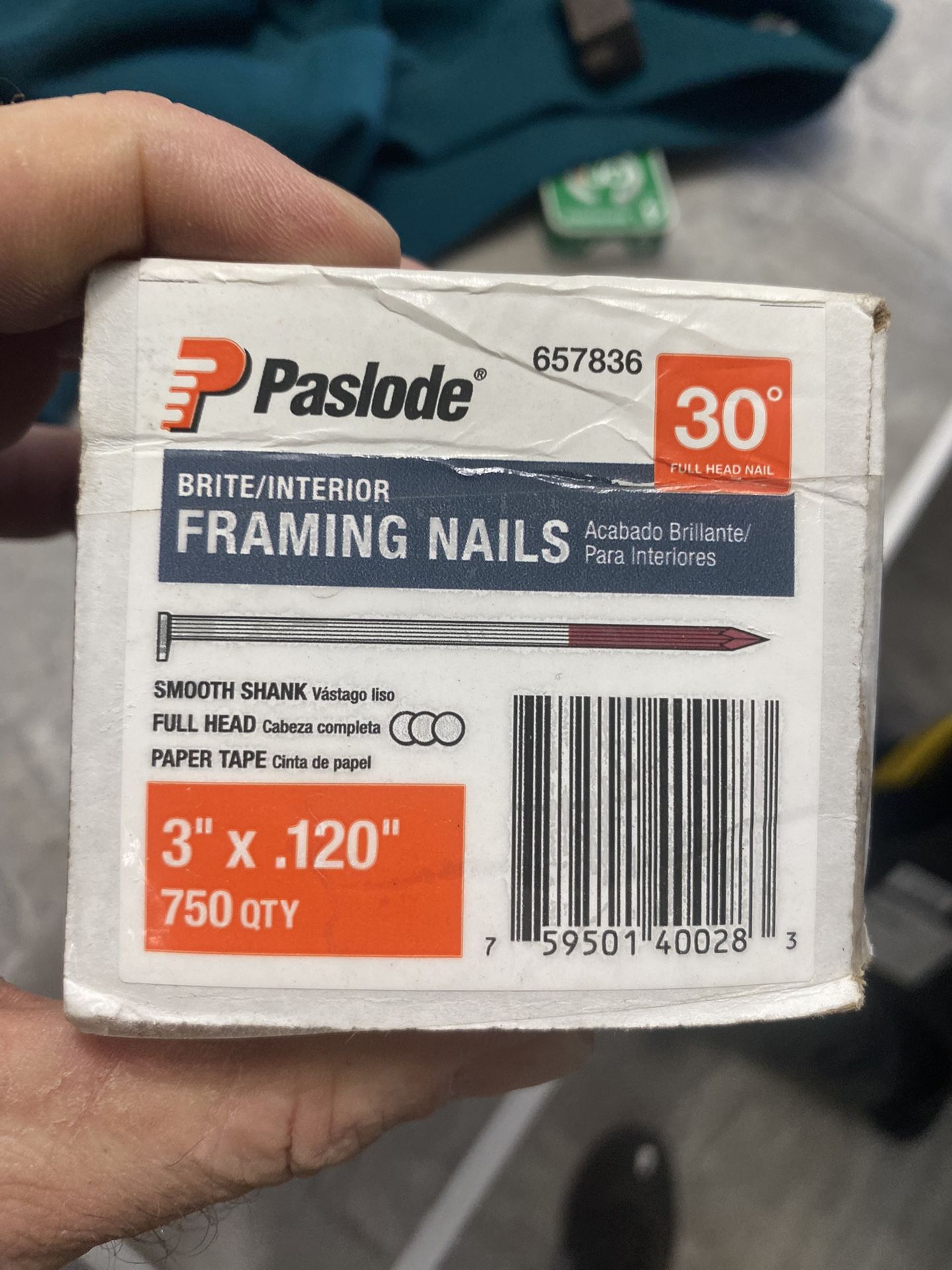 Mail gun Nails 3inch X.120 30degree