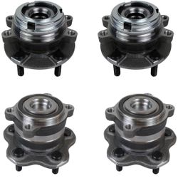 4pcs (contact info removed)74 Front and Rear Wheel Hub Bearing Assembly Fit for 2006-2012 Toyota RAV4