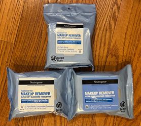 New unopened Neutrogena Makeup Remover Cleansing Towelettes – 3 Pack