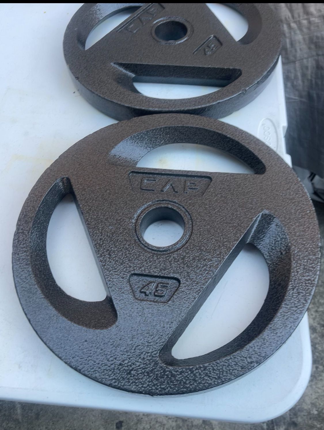 CAP Barbell 2" Olympic Grip Plate, 45lb single
