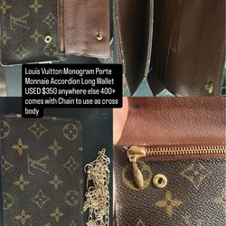 LV women’s long wallet good condition