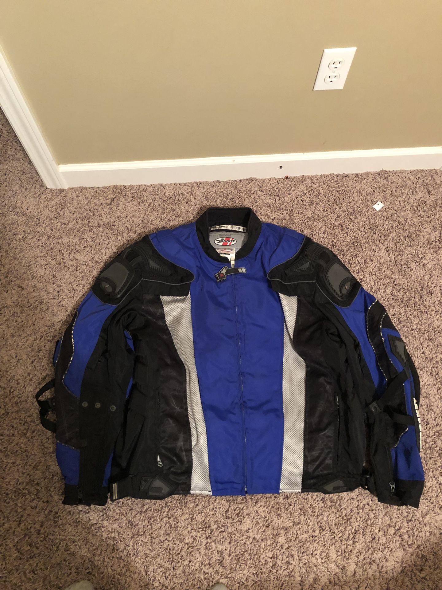 Motorcycle jacket XXL......Joe rocket jacket... 2xl blue/black