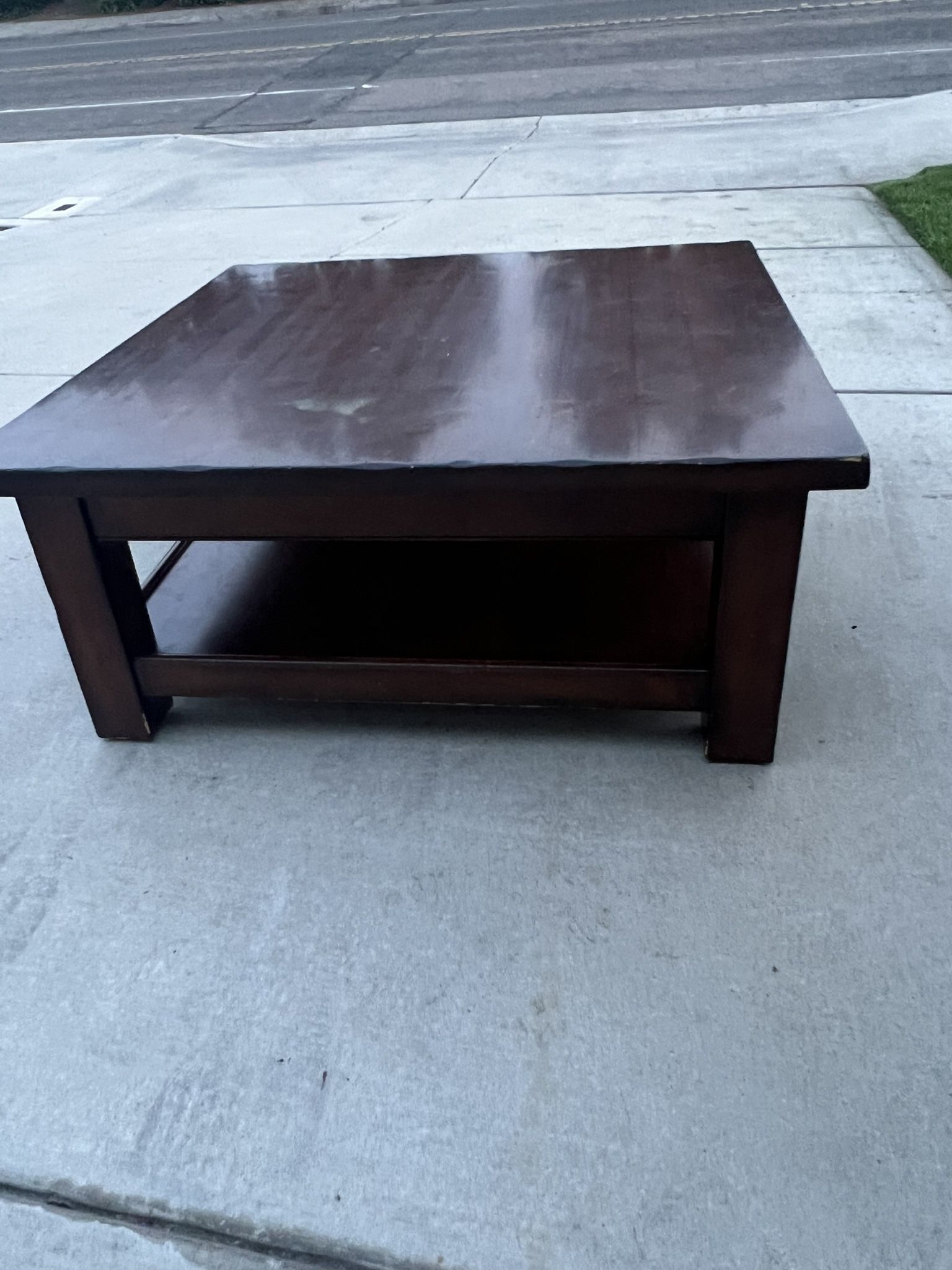 Solid Wood Cocktail Table