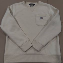 Carhartt Women’s Cream Pocket Crewneck Sweatshirt Size M