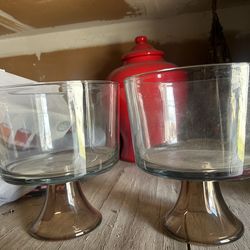 Anchor Hocking Monaco footed trifle bowl