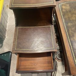 Vintage Coffee Table & 2 Side Tables