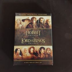 Hobbit Trilogy And The Lord Of The Rings Trilogy 6 Disc Movie Set