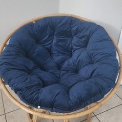 Pier 1 Papasan chair and Cushion 