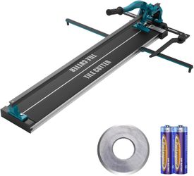 VEVOR Manual Tile Cutter, 40 inch, Porcelain Ceramic Tile Cutter with Tungsten Carbide Cutting Wheel, Infrared Positioning, Anti-Skid Feet, Durable Ra