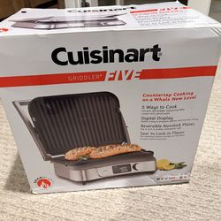 NEW CUISINART GRIDDLE 5 in 1