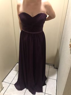 Purple Occasional Dress with shawl.