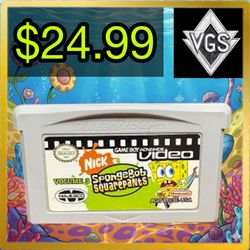*RETRO* SpongeBob SquarePants Volume 3 – Game Boy Advance Video Cartridge (Nickelodeon, 2004)