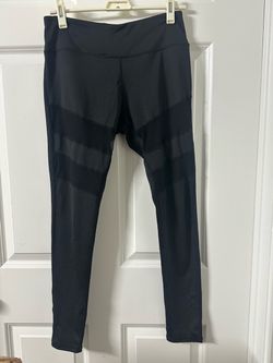 2 Black/Gray Leggings with Mesh $5 each