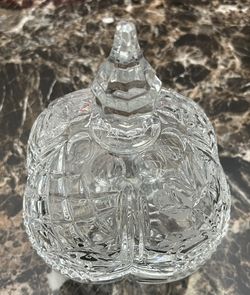 Crystal Candy Dish With Lid 
