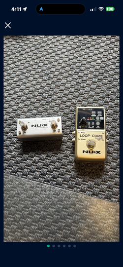 Looper pro Nux with external pedal