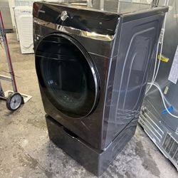 Samsung Bespoke 7.6 Ultra Capacity Electric Dryer & Pedestal 