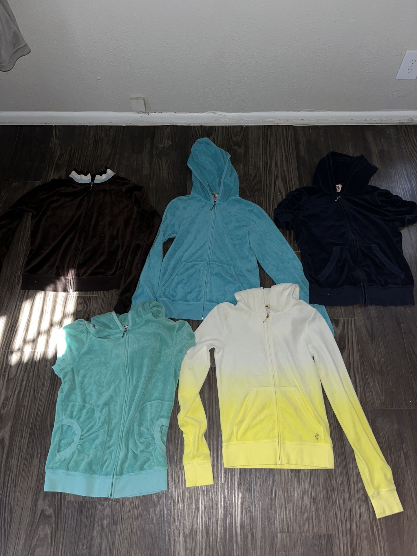 Juicy Couture Velour Hoodies Jacket Sweatshirt Women Clothing Women’s Clothes