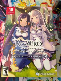 Re:Zero - Prophecy of the Throne ~ COLLECTOR'S Edition! (Nintendo Switch)