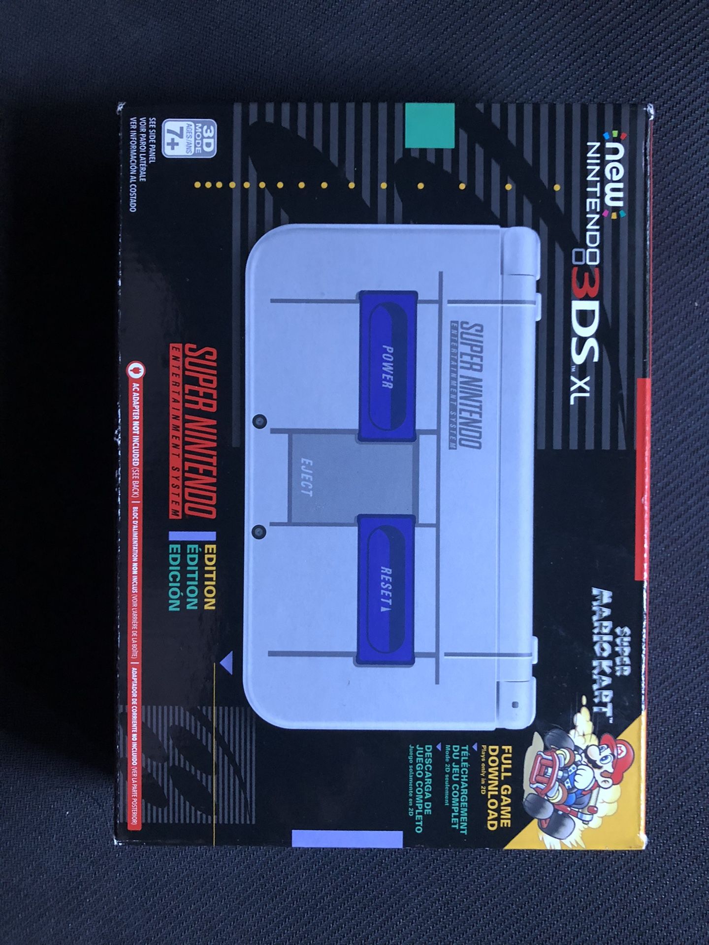 Nintendo 3DS XL SNES Edition !!!!BOX ONLY!!!!