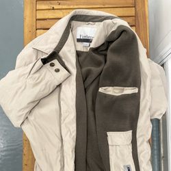 Mens Firethorn Jacket  (medium) Silver 