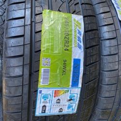 245/30/24 Set Of New Tires 