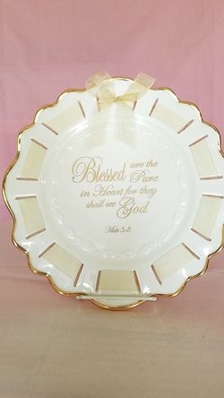 Decorative plate ceramic