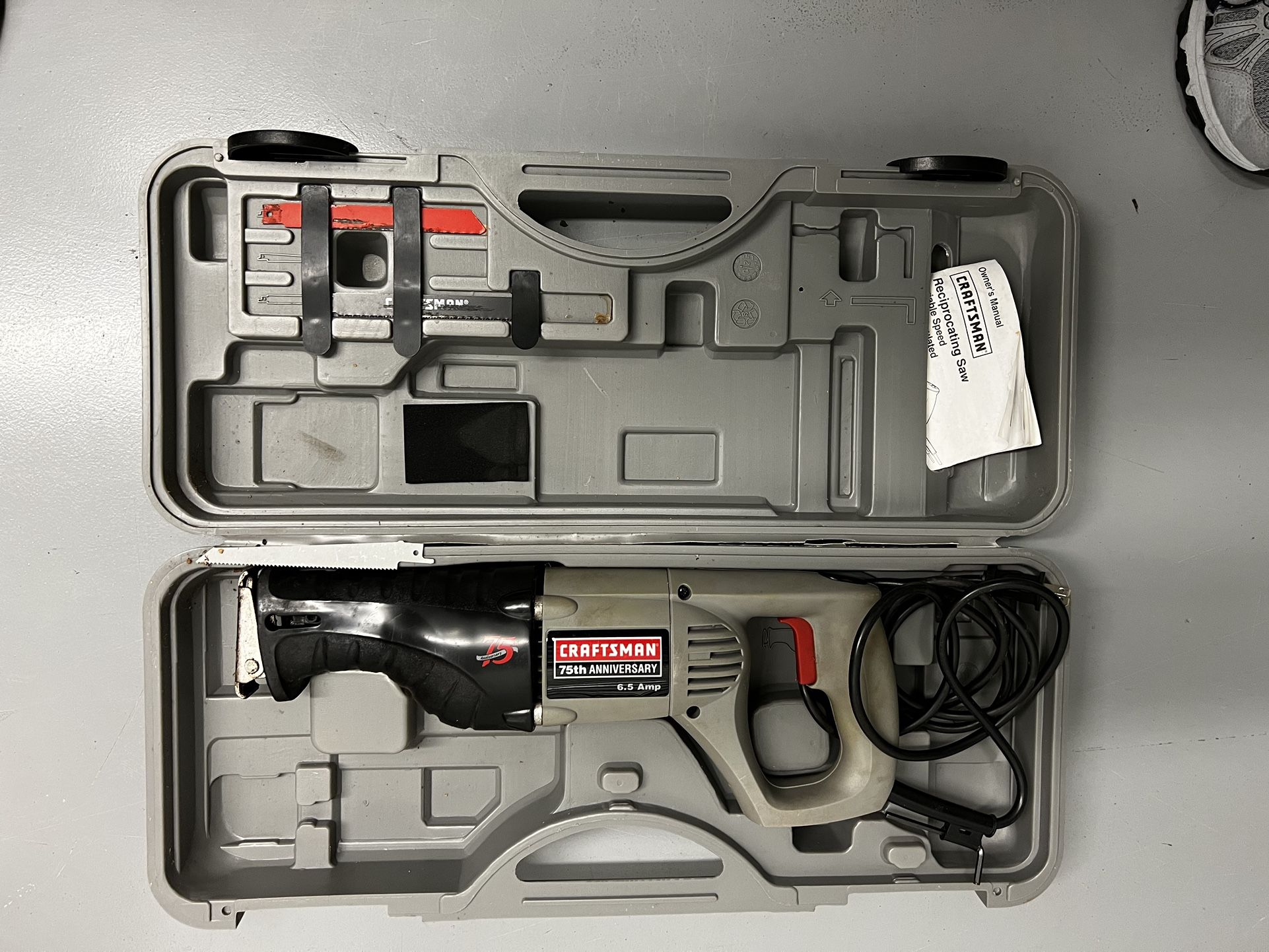 Craftsman 75th Edition Reciprocating Saw $45