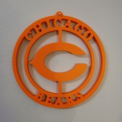 Chicago Bears 3D Printed Logo Wall Art Decor