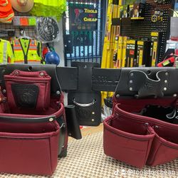 Occidental leather RED/BLK OxyLights Framer Tool Belt Setup. $363