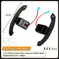 BRAND NEW BMW G20 G22 G87 G80 G82 F95 Carbon Fiber Replacement Magnetic Paddle Shifter