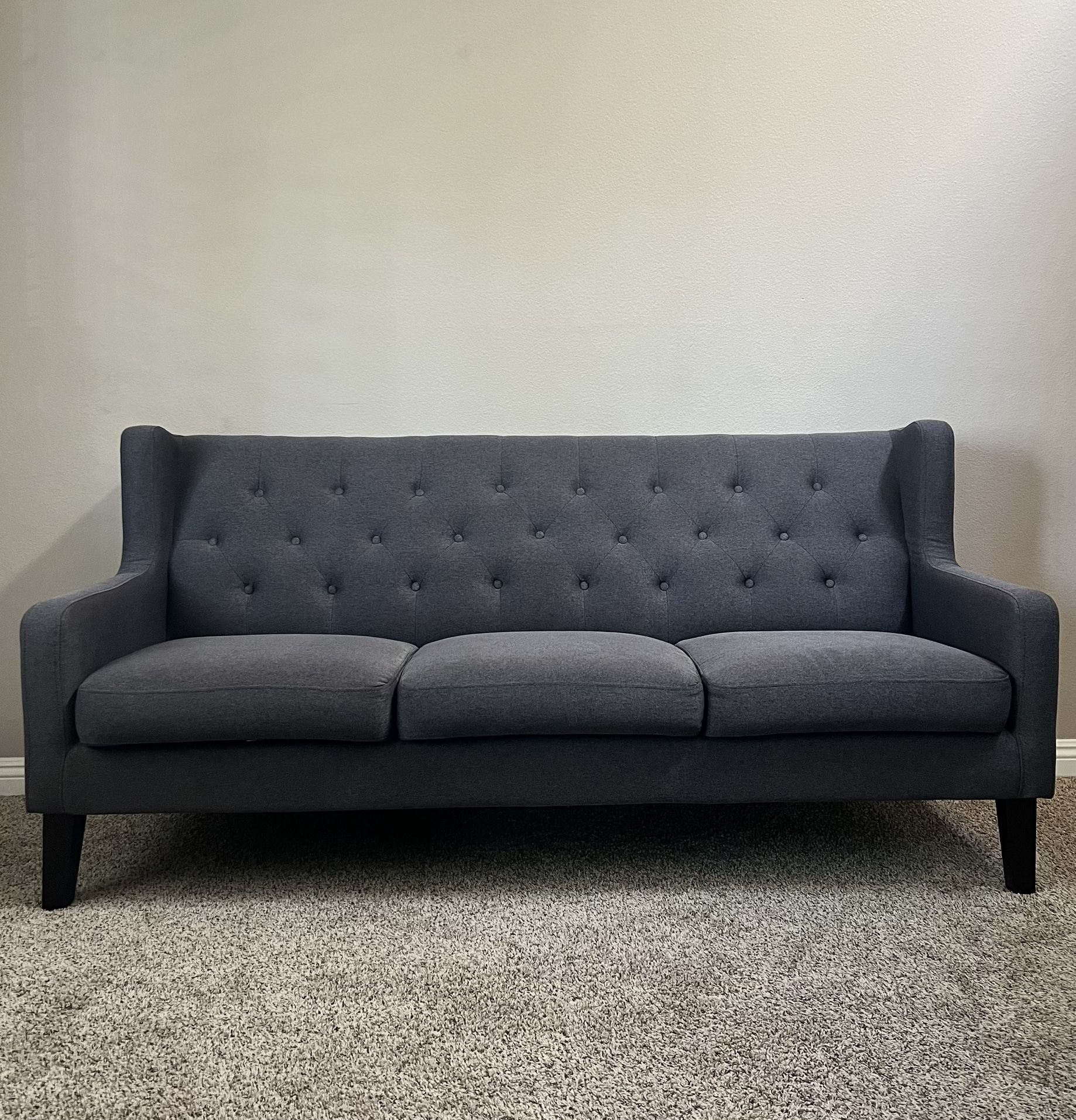 Charcoal Couch And Chair 