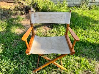 Folding Wood Director's Chair