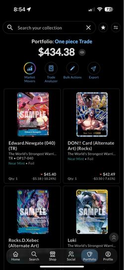 One piece SR,SEC,ALT AND OTHERS