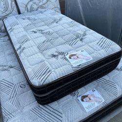 Full Size Mattress Pillow Top New 12”