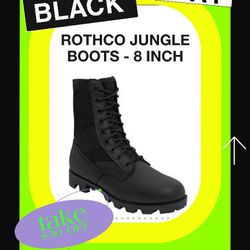 Rothco 8" Combat Jungle Boots(New)
